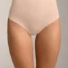 2 Cuecas clássicas de cintura média invisíveis em mistura de poliamida 2 Cuecas clássicas de cintura média invisíveis em mistura de poliamida