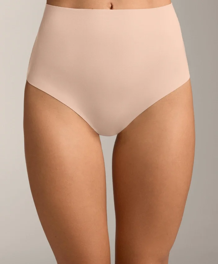 2 Cuecas clássicas de cintura média invisíveis em mistura de poliamida 2 Cuecas clássicas de cintura média invisíveis em mistura de poliamida
