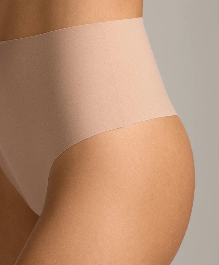 2 fios dentais de cintura alta com suporte médio, invisíveis, em mistura de poliamida 2 fios dentais de cintura alta com suporte médio, invisíveis, em mistura de poliamida