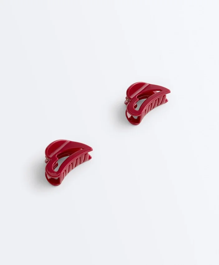 2 ganchos de acessórios de cabelo em forma de coração 2 ganchos de acessórios de cabelo em forma de coração