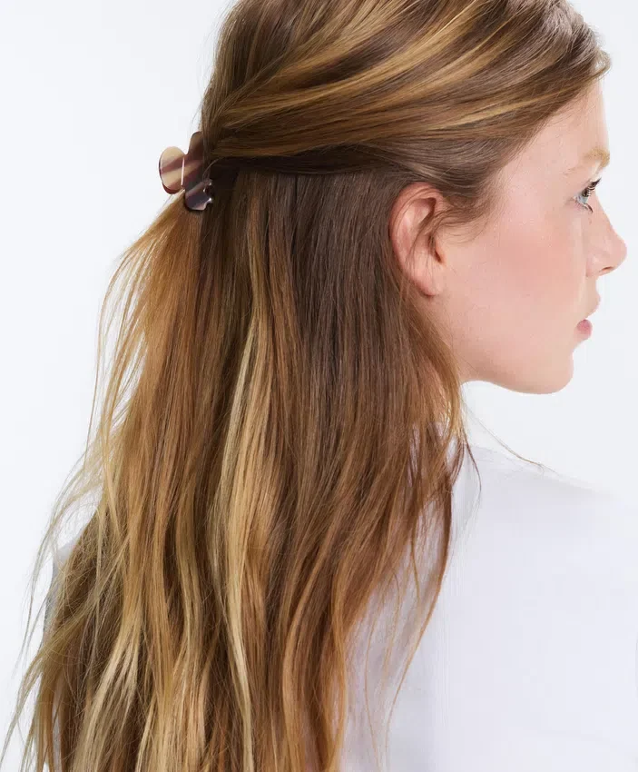 2 ganchos de acessórios de cabelo médios com estampado 2 ganchos de acessórios de cabelo médios com estampado