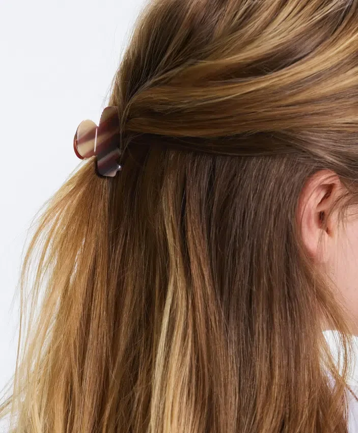 2 ganchos de acessórios de cabelo médios com estampado 2 ganchos de acessórios de cabelo médios com estampado