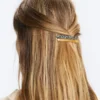 2 ganchos de cabelo estampados