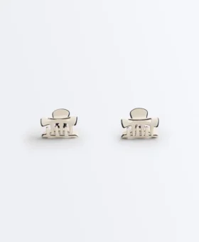 2 mini-ganchos de acessórios de cabelo com debrum