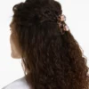 2 mini ganchos de acessórios de cabelo em imitação de tartaruga 2 mini ganchos de acessórios de cabelo em imitação de tartaruga