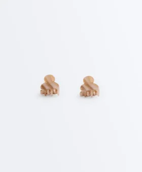 2 mini-ganchos de acessórios de cabelo estampados