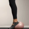 2 pares de meias acolchoadas de mistura de algodão para ioga e pilates com tiras cruzadas 2 pares de meias acolchoadas de mistura de algodão para ioga e pilates com tiras cruzadas