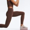 2 pares de meias acolchoadas de mistura de algodão para ioga e pilates com tiras cruzadas