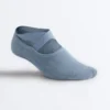 2 pares de meias acolchoadas de mistura de algodão para ioga e pilates com tiras cruzadas 2 pares de meias acolchoadas de mistura de algodão para ioga e pilates com tiras cruzadas