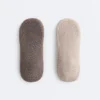 2 pares de meias acolchoadas de mistura de algodão para ioga e pilates com tiras cruzadas 2 pares de meias acolchoadas de mistura de algodão para ioga e pilates com tiras cruzadas