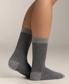 2 pares de meias clássicas 55% modal 10% caxemira