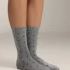 2 pares de meias clássicas 55% modal 10% caxemira 2 pares de meias clássicas 55% modal 10% caxemira