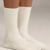 2 pares de meias clássicas com canelado