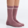 2 pares de meias clássicas de mistura de algodão para ioga e pilates 2 pares de meias clássicas de mistura de algodão para ioga e pilates