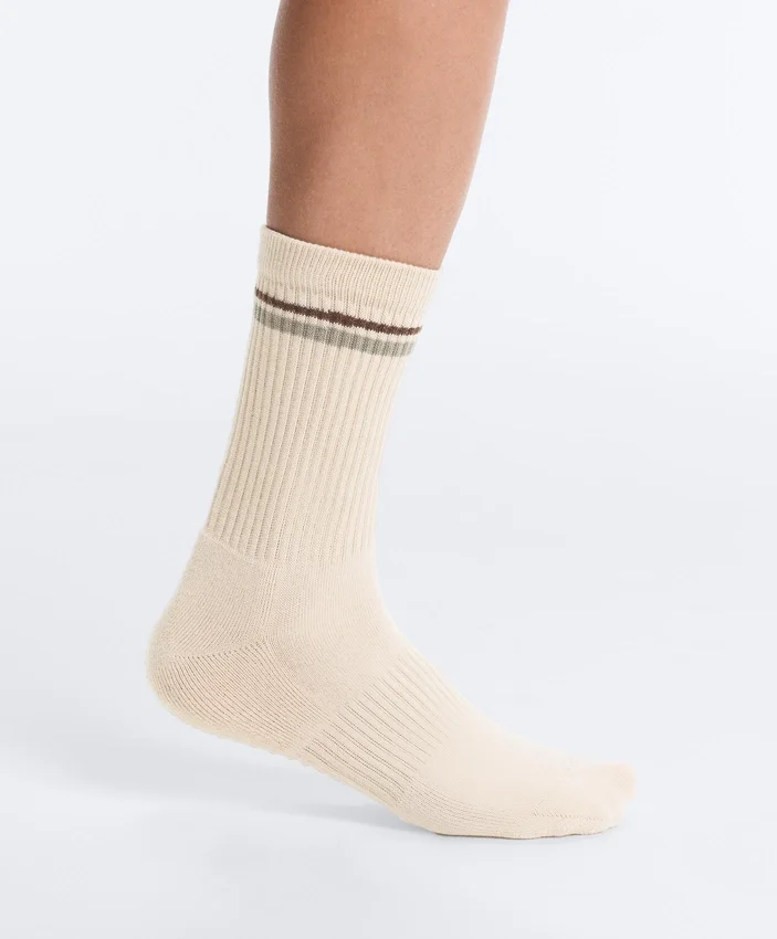 2 pares de meias clássicas de mistura de algodão para ioga e pilates 2 pares de meias clássicas de mistura de algodão para ioga e pilates