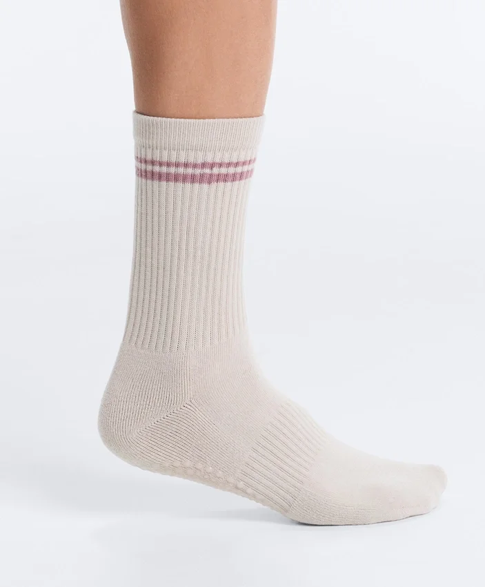 2 pares de meias clássicas de mistura de algodão para ioga e pilates 2 pares de meias clássicas de mistura de algodão para ioga e pilates