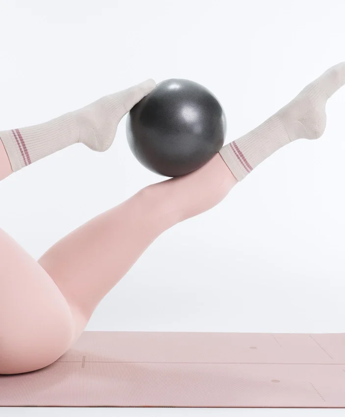 2 pares de meias clássicas de mistura de algodão para ioga e pilates 2 pares de meias clássicas de mistura de algodão para ioga e pilates