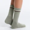 2 pares de meias clássicas de mistura de algodão para ioga e pilates 2 pares de meias clássicas de mistura de algodão para ioga e pilates