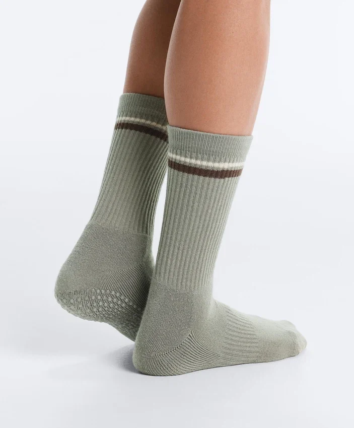 2 pares de meias clássicas de mistura de algodão para ioga e pilates 2 pares de meias clássicas de mistura de algodão para ioga e pilates
