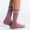 2 pares de meias clássicas de mistura de algodão para ioga e pilates 2 pares de meias clássicas de mistura de algodão para ioga e pilates