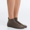 2 pares de meias curtas de mistura de poliamida para ioga e pilates 2 pares de meias curtas de mistura de poliamida para ioga e pilates