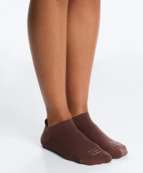 2 pares de meias curtas de mistura de poliamida para ioga e pilates