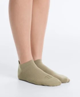 2 pares de meias curtas de mistura de poliamida para ioga e pilates