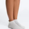 2 pares de meias curtas de mistura de poliamida para ioga e pilates 2 pares de meias curtas de mistura de poliamida para ioga e pilates