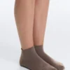 2 pares de meias curtas de mistura de poliamida para ioga e pilates 2 pares de meias curtas de mistura de poliamida para ioga e pilates