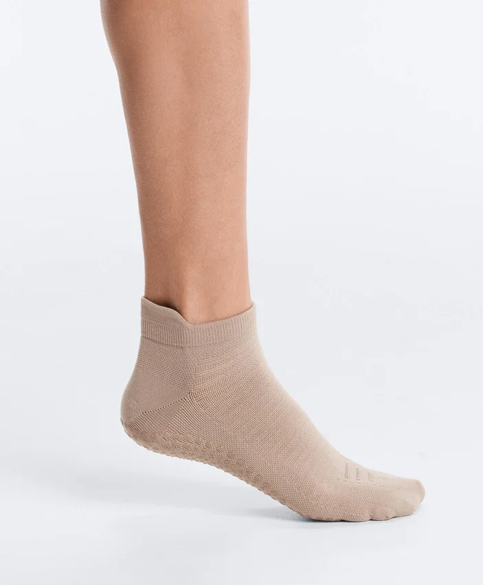 2 pares de meias curtas de mistura de poliamida para ioga e pilates 2 pares de meias curtas de mistura de poliamida para ioga e pilates
