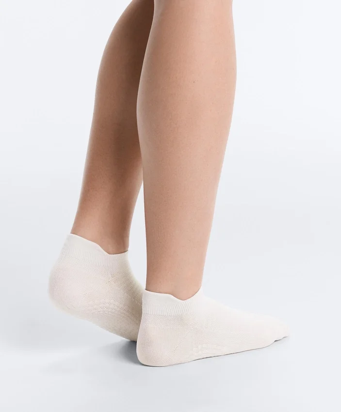 2 pares de meias curtas de mistura de poliamida para ioga e pilates 2 pares de meias curtas de mistura de poliamida para ioga e pilates