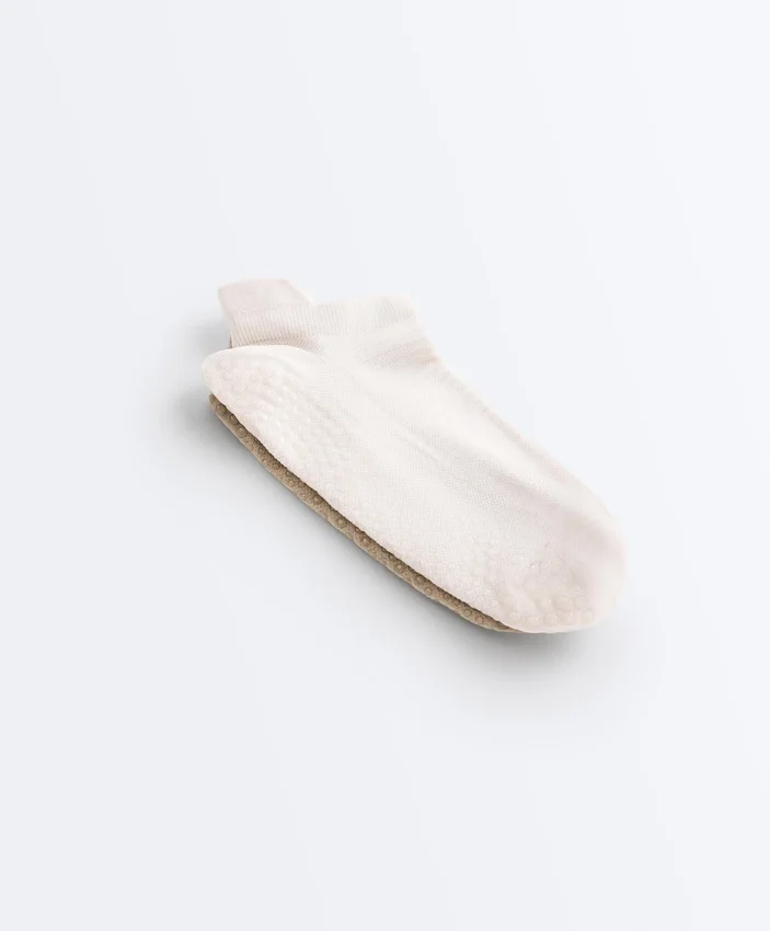 2 pares de meias curtas de mistura de poliamida para ioga e pilates 2 pares de meias curtas de mistura de poliamida para ioga e pilates