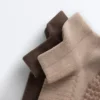 2 pares de meias curtas de mistura de poliamida para ioga e pilates 2 pares de meias curtas de mistura de poliamida para ioga e pilates