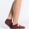 2 pares de meias de algodão misto para ioga e pilates com tiras cruzadas 2 pares de meias de algodão misto para ioga e pilates com tiras cruzadas