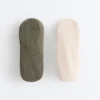 2 pares de meias de algodão misto para ioga e pilates com tiras cruzadas 2 pares de meias de algodão misto para ioga e pilates com tiras cruzadas