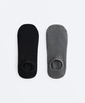 2 pares de meias de mistura de algodão para ioga e pilates 2 pares de meias de mistura de algodão para ioga e pilates