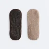 2 pares de meias de mistura de algodão para ioga e pilates 2 pares de meias de mistura de algodão para ioga e pilates