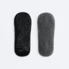 2 pares de meias de mistura de algodão para ioga e pilates 2 pares de meias de mistura de algodão para ioga e pilates