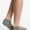 2 pares de meias de mistura de algodão para ioga e pilates com tiras cruzadas 2 pares de meias de mistura de algodão para ioga e pilates com tiras cruzadas
