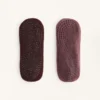 2 pares de meias de mistura de algodão para ioga e pilates com tiras cruzadas 2 pares de meias de mistura de algodão para ioga e pilates com tiras cruzadas