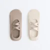 2 pares de meias de mistura de poliamida para ioga e pilates com tiras duplas 2 pares de meias de mistura de poliamida para ioga e pilates com tiras duplas