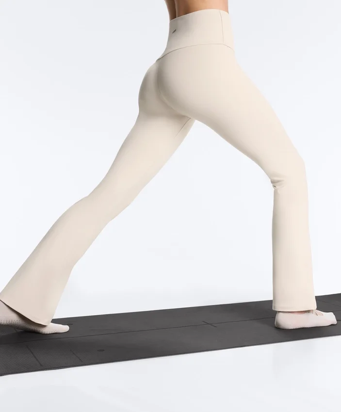 2 pares de meias de mistura de poliamida para ioga e pilates com tiras duplas 2 pares de meias de mistura de poliamida para ioga e pilates com tiras duplas