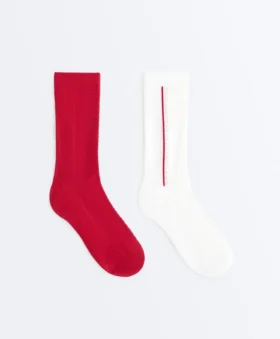 2 pares de meias desportivas clássicas em mistura de poliamida 2 pares de meias desportivas clássicas em mistura de poliamida