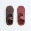2 pares de meias invisíveis acolchoadas em mistura de algodão para ioga e pilates com faixas cruzadas 2 pares de meias invisíveis acolchoadas em mistura de algodão para ioga e pilates com faixas cruzadas