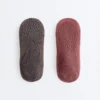 2 pares de meias invisíveis acolchoadas em mistura de algodão para ioga e pilates com faixas cruzadas 2 pares de meias invisíveis acolchoadas em mistura de algodão para ioga e pilates com faixas cruzadas
