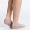 2 pares de meias invisíveis acolchoadas em mistura de algodão para ioga e pilates com tira larga 2 pares de meias invisíveis acolchoadas em mistura de algodão para ioga e pilates com tira larga