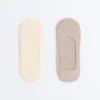 2 pares de meias invisíveis de corte médio em mistura de algodão 2 pares de meias invisíveis de corte médio em mistura de algodão