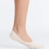2 pares de meias invisíveis de corte médio em mistura de algodão com canelado 2 pares de meias invisíveis de corte médio em mistura de algodão com canelado