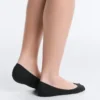 2 pares de meias invisíveis de mistura de algodão de corte baixo 2 pares de meias invisíveis de mistura de algodão de corte baixo