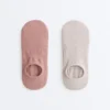 2 pares de meias invisíveis de mistura de algodão para ioga e pilates 2 pares de meias invisíveis de mistura de algodão para ioga e pilates